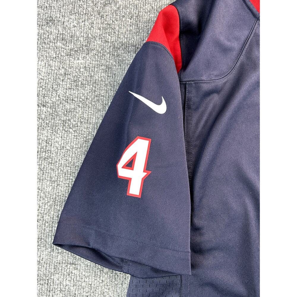 Nike Houston Texans Deshaun Watson #4 NFL Jersey Men's Large Navy Game Jersey - Picture 4 of 8
